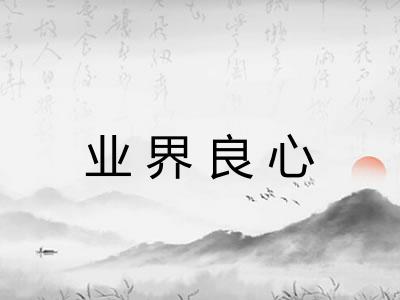 业界良心