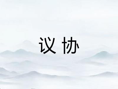 议协
