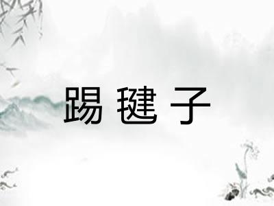 踢毽子