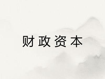 财政资本