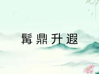 髯鼎升遐