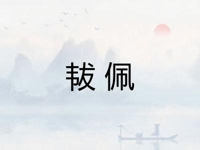 韨佩