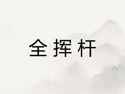 全挥杆