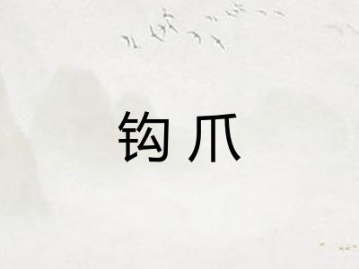 钩爪