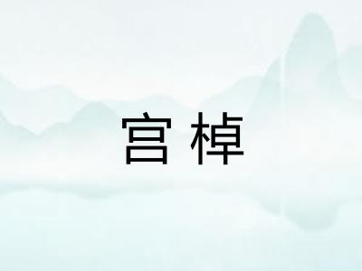 宫棹