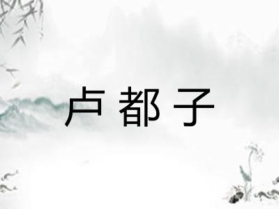 卢都子