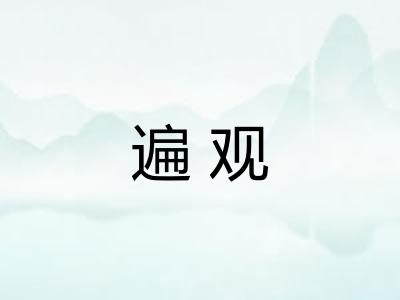 遍观