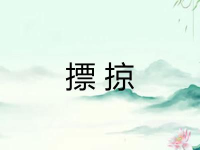 摽掠