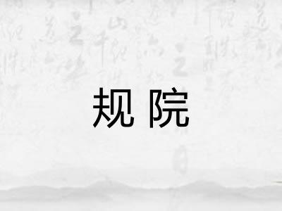规院