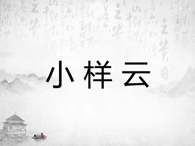 小样云
