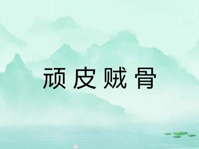 顽皮贼骨