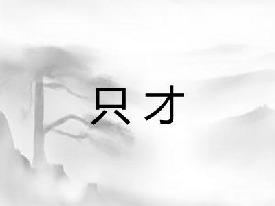 只才