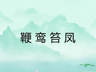 鞭鸾笞凤