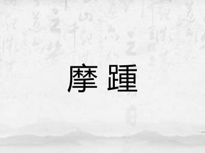 摩踵