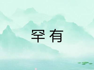 罕有
