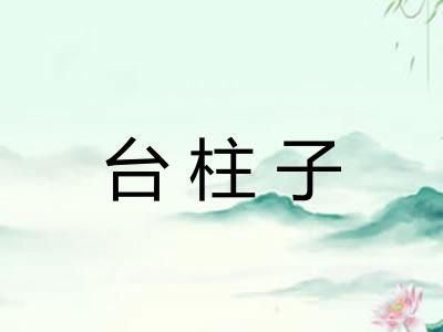 台柱子