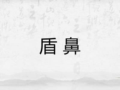盾鼻