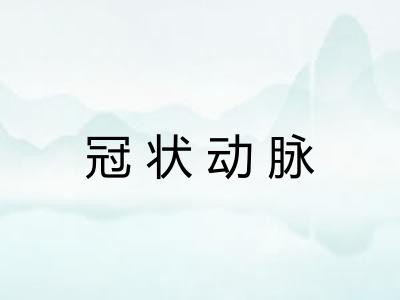 冠状动脉