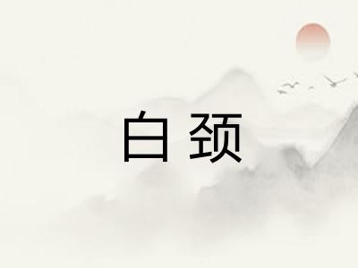 白颈