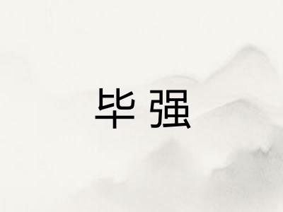 毕强