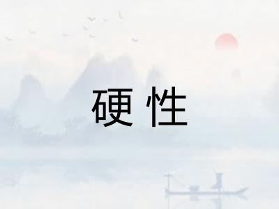 硬性