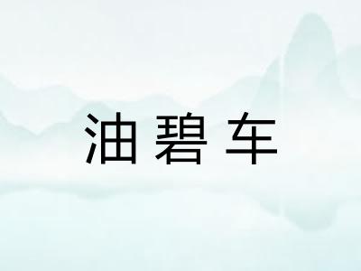 油碧车