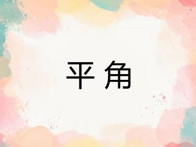 平角