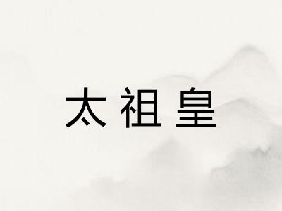 太祖皇