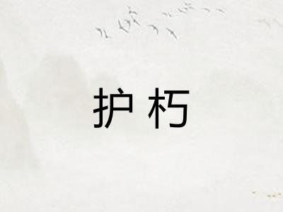 护朽
