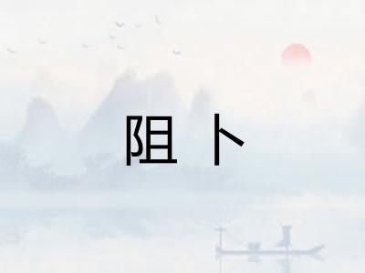 阻卜