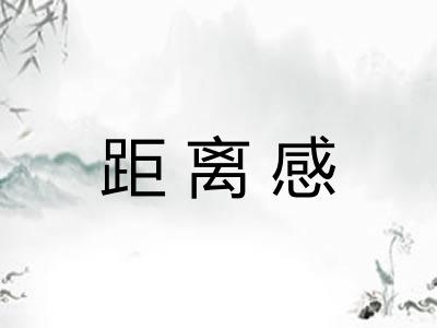 距离感