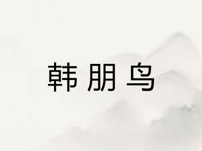 韩朋鸟
