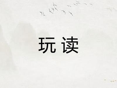 玩读