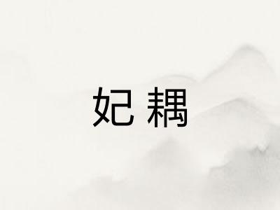 妃耦