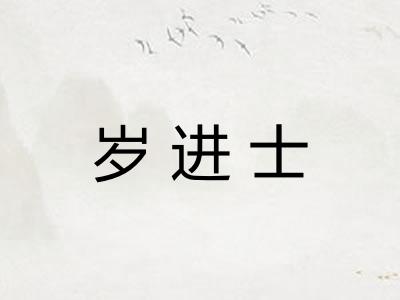 岁进士
