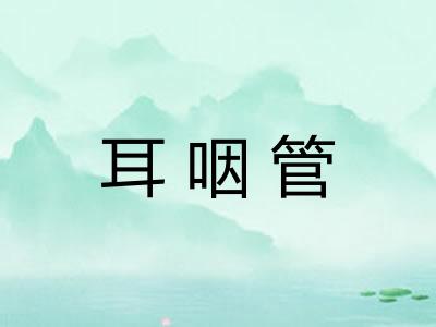 耳咽管