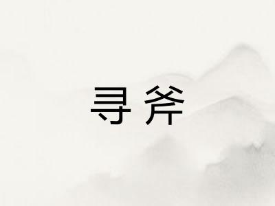 寻斧