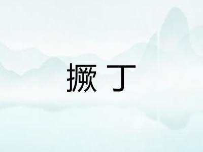 撅丁