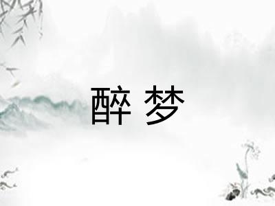 醉梦