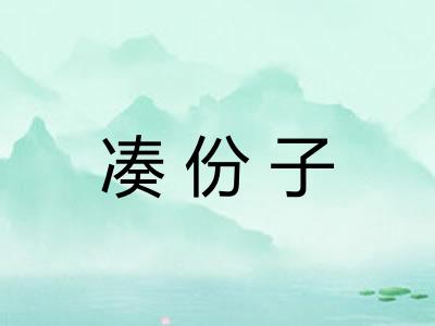 凑份子