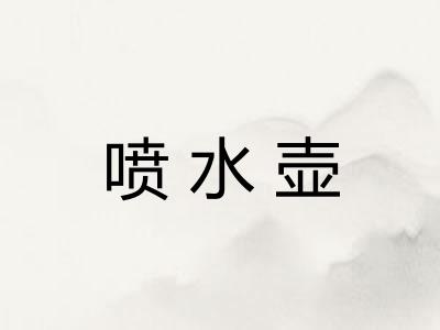 喷水壶