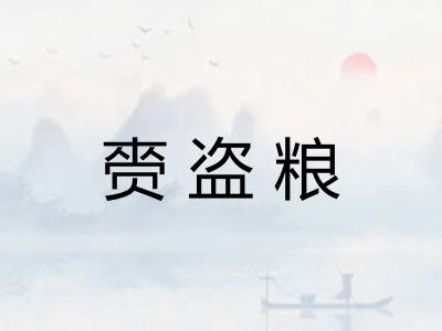 赍盗粮