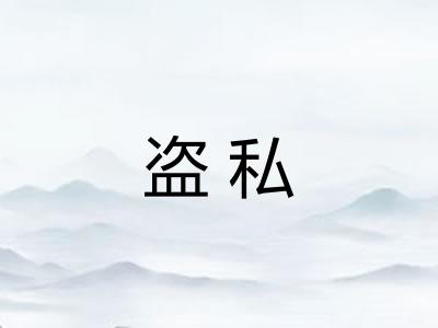 盗私