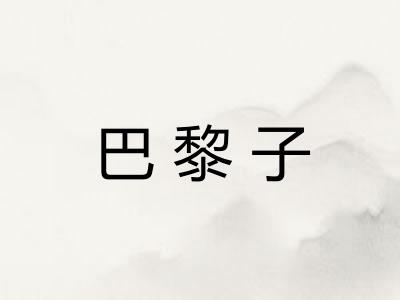 巴黎子