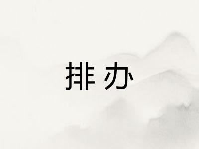 排办