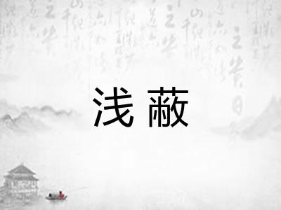 浅蔽