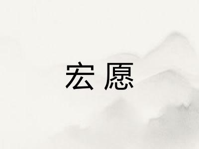 宏愿