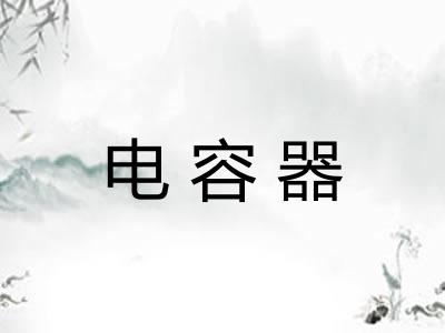 电容器