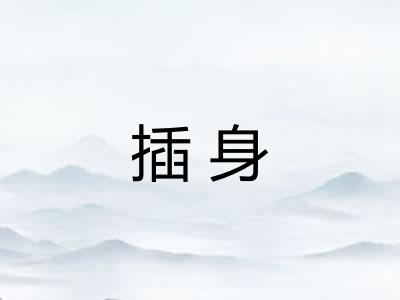 插身