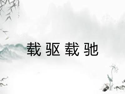 载驱载驰